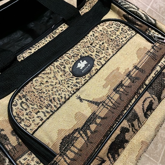 Dove tapestry Safari pattern travel tote - Picture 10 of 10